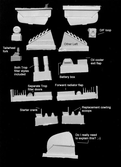 Cutting Edge Resin Updates for the 1/32 Hasegawa Gustav
